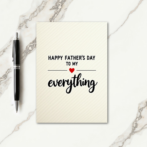 Textured Fathers Day Love Card
