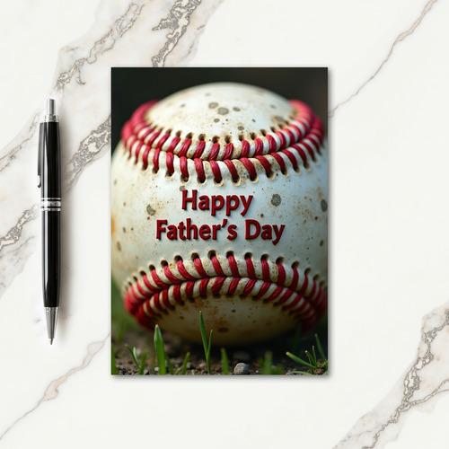Textured Fathers Day Sphere Card