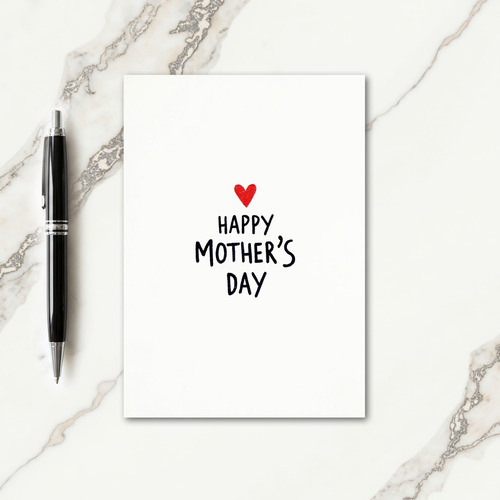 Textured Happy Mothers Day Card