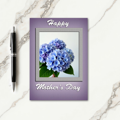 Textured Heather Greetings Card