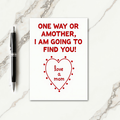 Textured Maternal Love Card