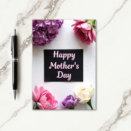 Textured Mother Day Wishes Card