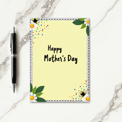 Textured Mothers Day Card