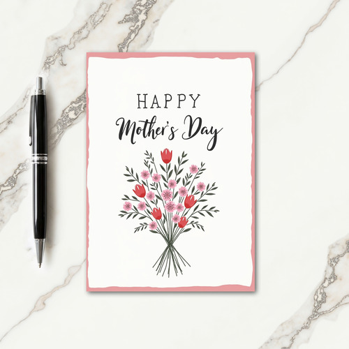 Textured Mothers Day Love Card