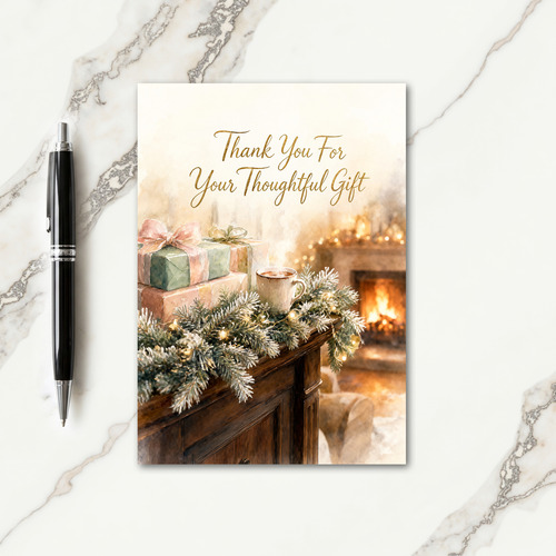 Thank You For Your Christmas Gift Card