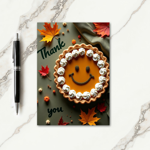 Thank You Golden Pie Card