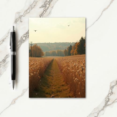 Thankful Autumn Journey Card