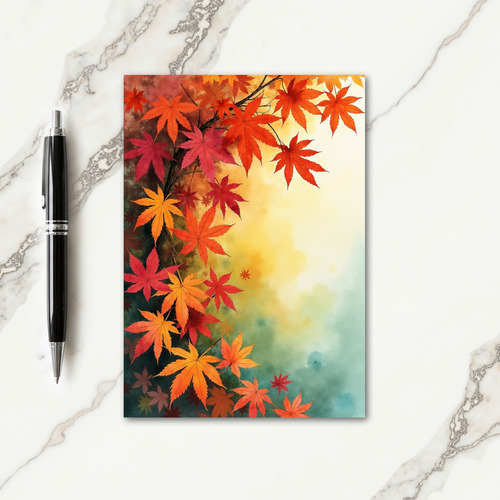 Thankful Fall Colors Card