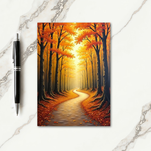 Thankful Golden Forest Card thumbnail
