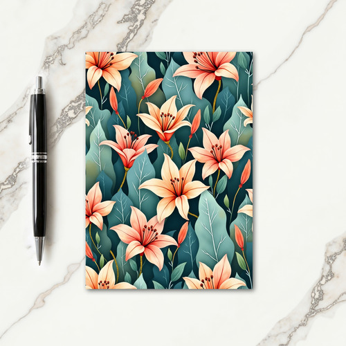 Thankful Peach Blooms Card thumbnail