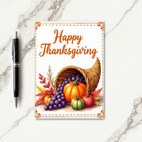 Thanksgiving Abundance Card thumbnail