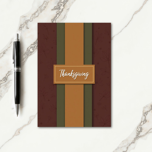 Thanksgiving Autumn Card thumbnail