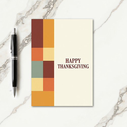 Thanksgiving Autumn Hues Card thumbnail