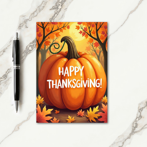 Thanksgiving Blessings Card