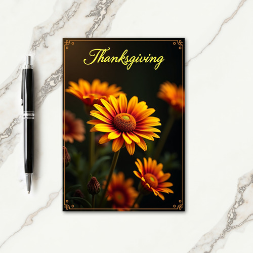Thanksgiving Floral Card thumbnail