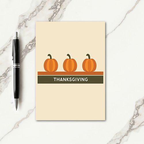Thanksgiving Gourd Trio Card thumbnail