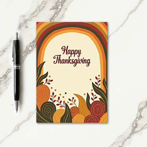 Thanksgiving Harvest Card thumbnail
