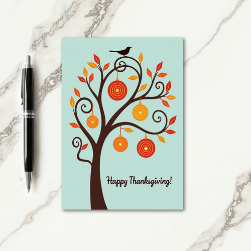 Thanksgiving Harvest Orbs Card thumbnail