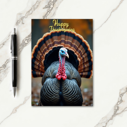 Thanksgiving Majestic Bird Card