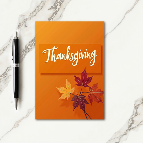 Thanksgiving Warm Hues Card thumbnail