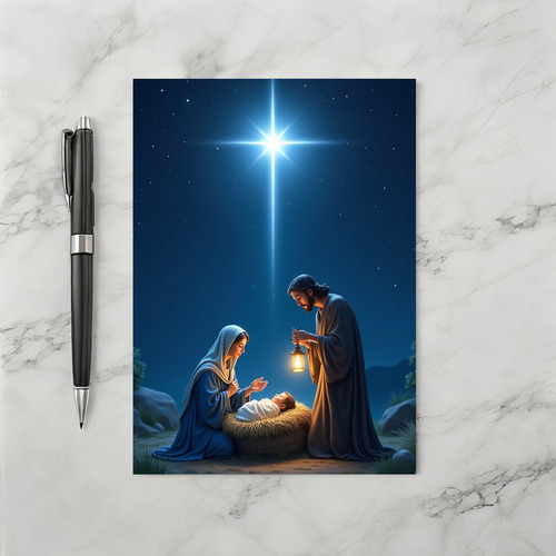 The Birth Of Jesus Card