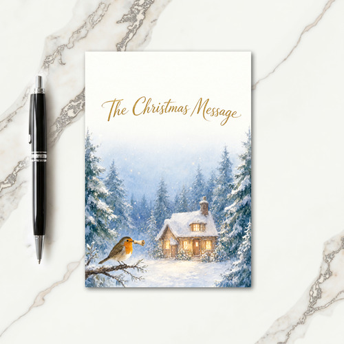 The Christmas Message Card