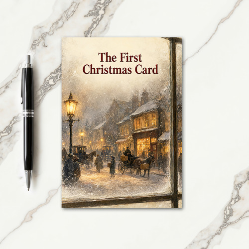 The First Christmas Card