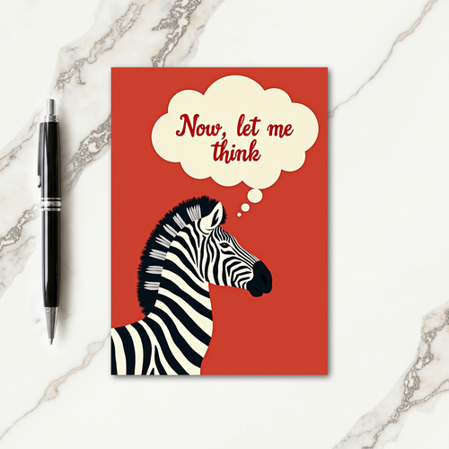 Thinking Equine Birthday Card