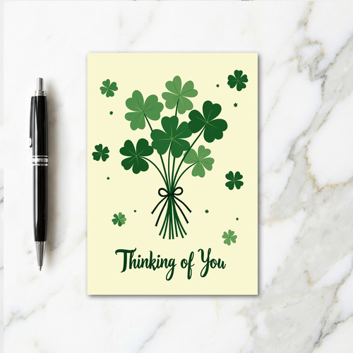 Thinking Of You Clover Card