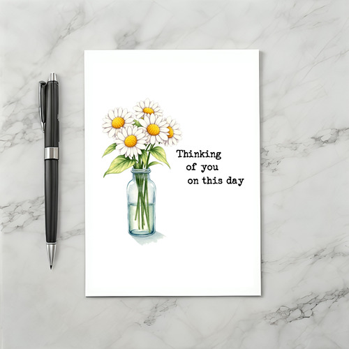 Thinking of you on this day card