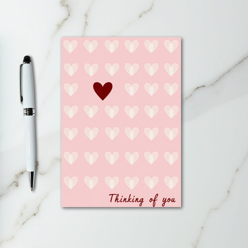 Thinking Of You Special Heart Card