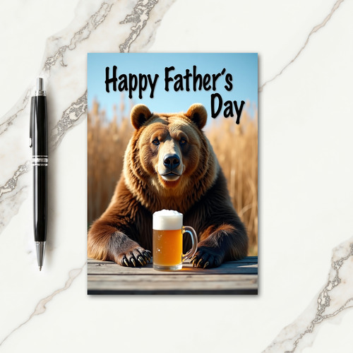 Thoughtful Fathers Day Brew Card