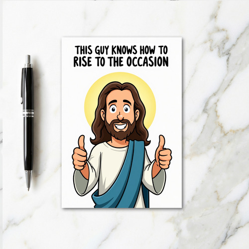 Thumbs Up Approval Great Guy Card