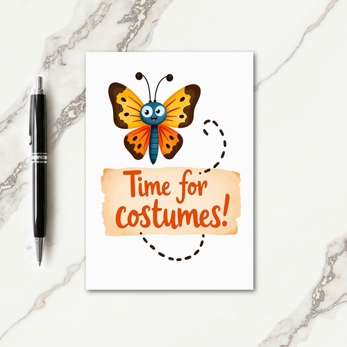 Time For Costumes Card