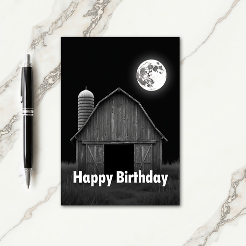 Timeless Barn Birthday Card