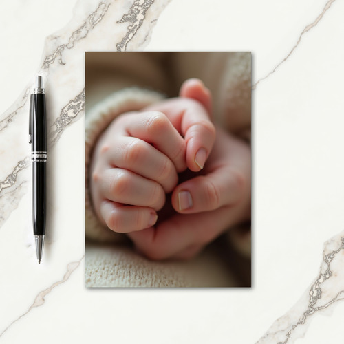 Tiny Hands Fathers Day Card