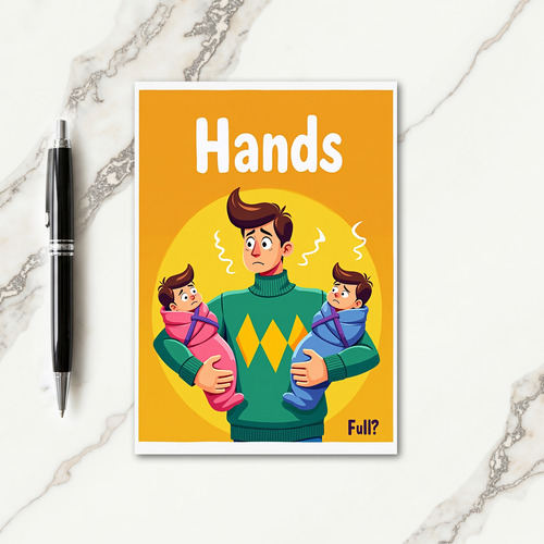 Tired Dad Funny Fathers Day Card