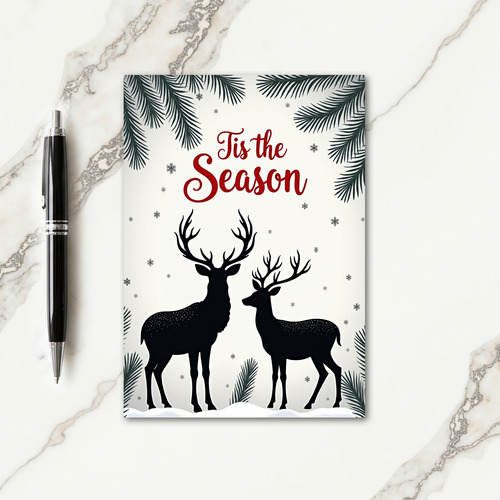 Tis The Season Deer Card