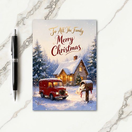 To All The Family Christmas Cards