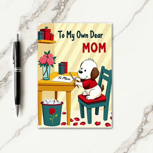 To Mom Animal Gift Card