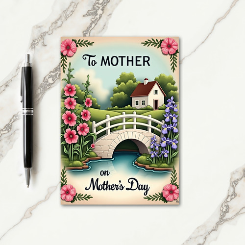 To Mother Storybook Scene Card