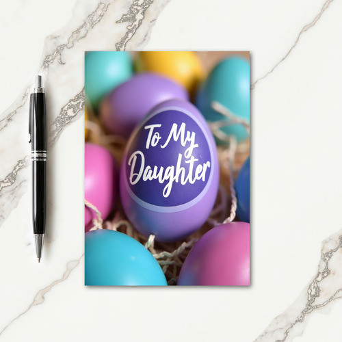 To My Daughter Gift Card