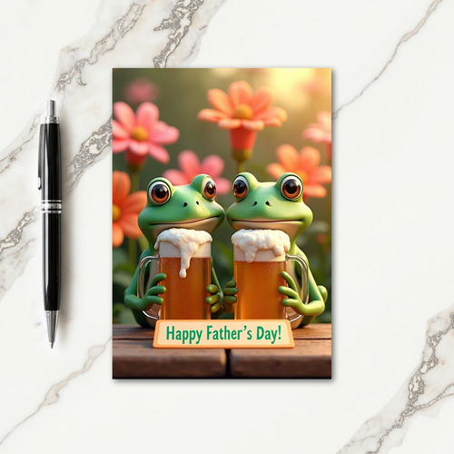 Toad Fathers Day Brew Card