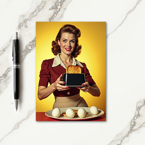 Toast To A Happy Day Card