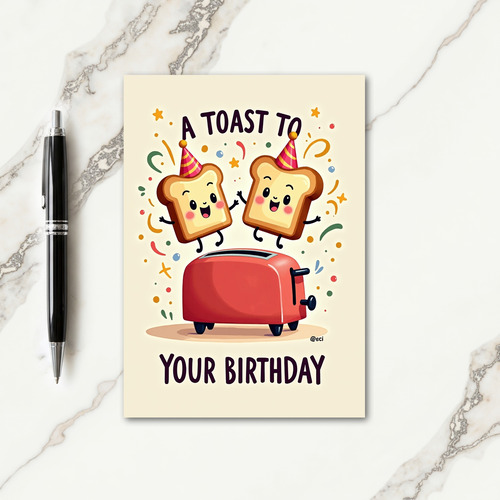 Toasty Birthday Fun Card