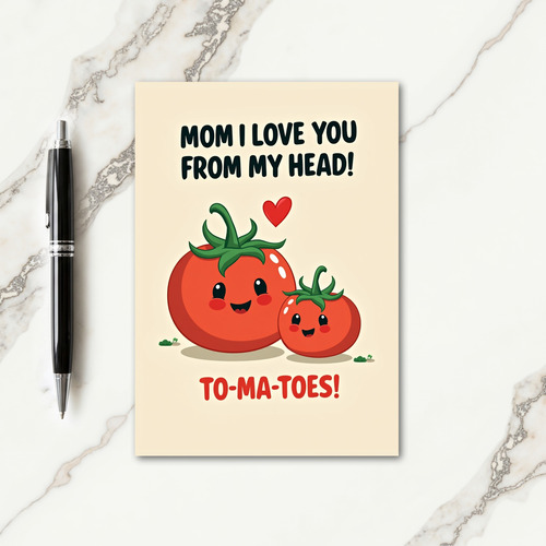 Tomato Love Mom Card