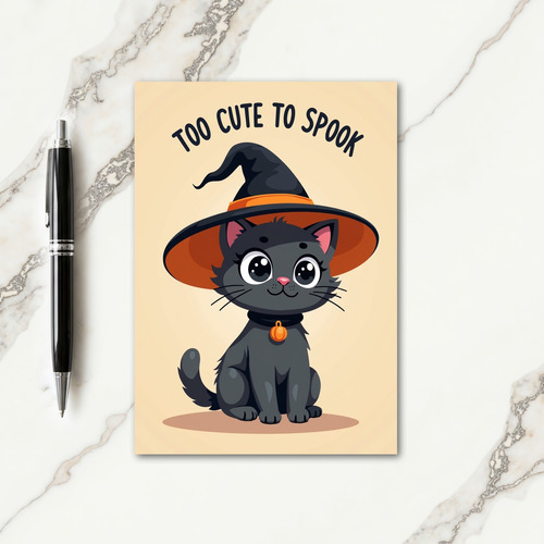 Too Cute To Spook Card