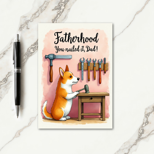 Tool Time Fathers Day Tribute Card