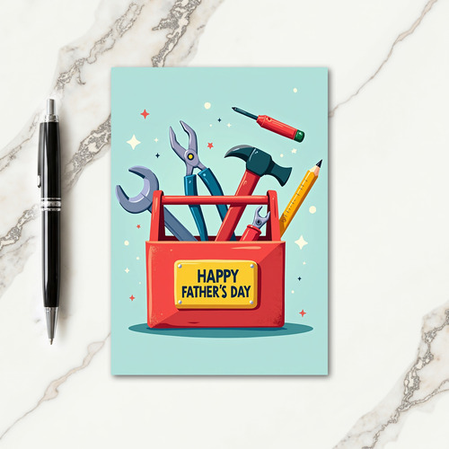 Tools For A Super Fathers Day Card