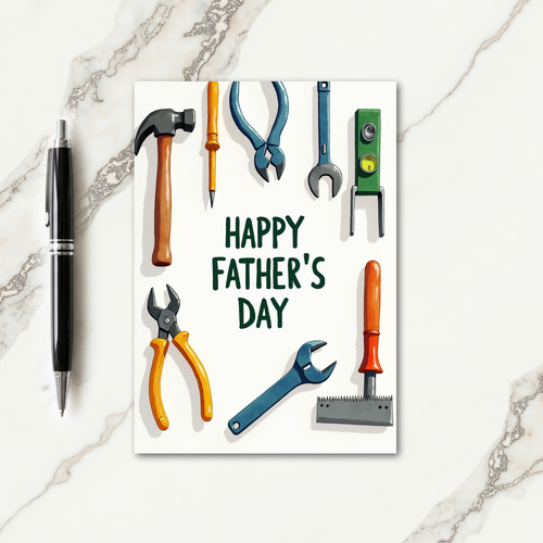 Tools For A Sweet Fathers Day Card